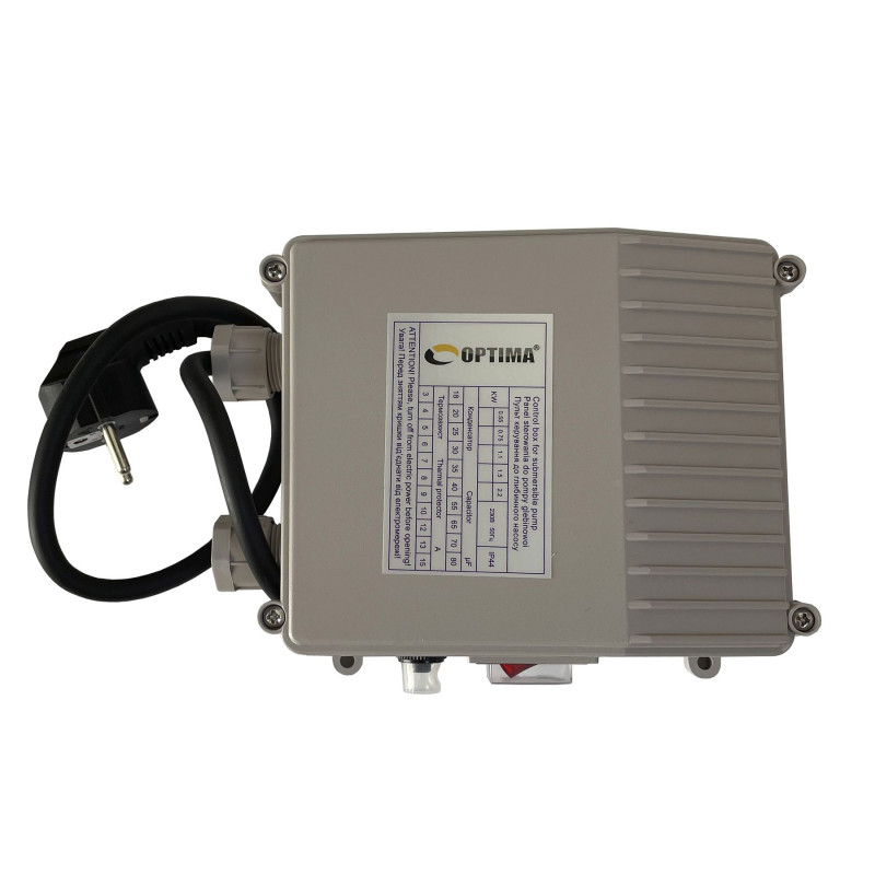 Насос свердловинний з вуст, до піску 3″ OPTIMA 3SDm1,8/11 0,25 кВт 45м + пульт+кабель 25м NEW