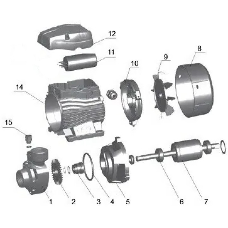 Насос вихревой VOLKS pumpe QB60 0,37кВт