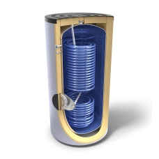 Косвенный бойлер для теплових насосов Tesy 300 л (EV 2x5 2x12 S2 300 65 HP) 2 теплообменника