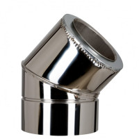 Колено 45° AiSi304 0,8мм нерж/нерж d180/280