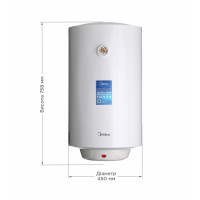 Бойлер MIDEA D80-15F1(W)