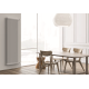 Дизайнерський радіатор DeLonghi Multicolumn H=570 3-28 (секцій) конф.0 (бічне 1/2") RAL9016