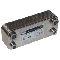 Теплообменник Zilmet ZB 190 (INOX AISI 316L) 18 пластин 2 x Ø1/2"G / 2 x Ø3/4"G-17B1901802