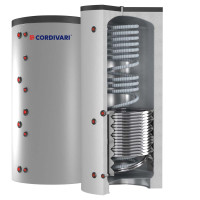 Буферна ємність+Т/О для ГВП Cordivari ECO COMBI 2 VC 1000л.