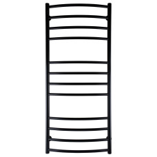 Полотенцесушитель UNIO LDE W 1200-500-12 BLK Лесенка Дуга Элит вода черная