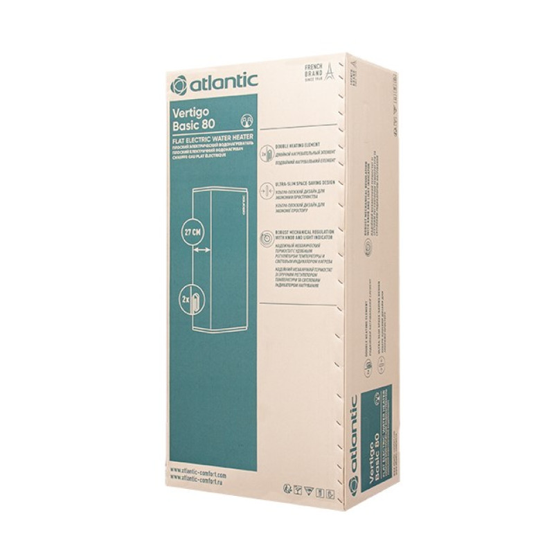 Бойлер электрический Atlantic Vertigo Basic 80 ES-VM0652F220F-B (2000W)