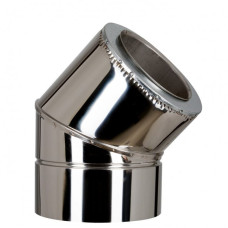 Колено 45° AiSi321 1мм нерж/нерж d200/260