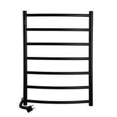 Рушникосушарка UNIO LD EL 700-500-7 BLK Лесенка Дуга электро черная