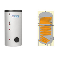 Водонагреватель косвенного нагрева Cordivari BOLLY 2 ST FB WC 1000 л.