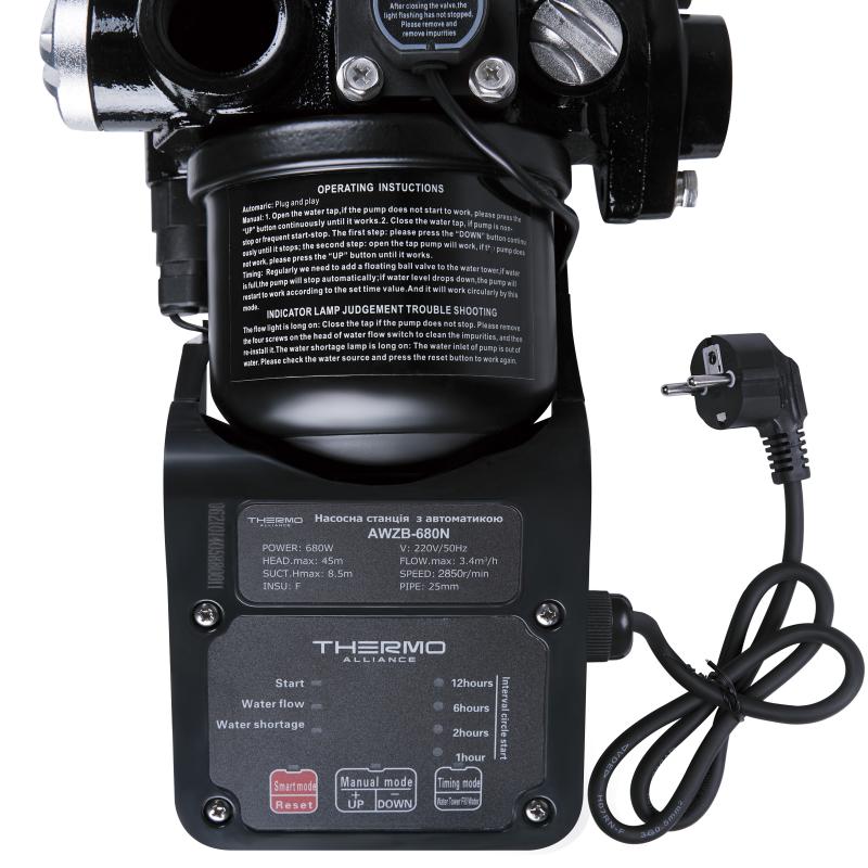 Насосная станция с автоматикой Thermo Alliance AWZB-680N 0,68 кВт