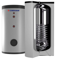 Нержавеющий бойлер косвенного нагрева Cordivari BOLLY 1 AP INOX XB 300л.