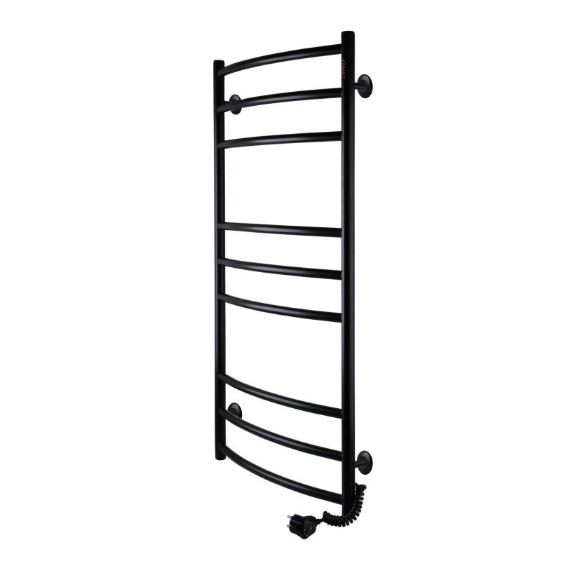 Рушникосушарка UNIO LDE ER 1000-500-9 BLK Лесенка Дуга Элит электро черная