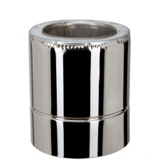 Труба дымохода 0,25м AiSi304 0,8мм нерж/нерж d100/160