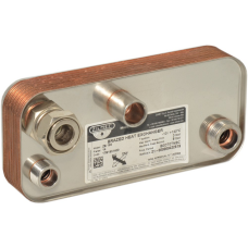 Теплообменник Zilmet ZB 195 (INOX AISI 316L) 14 пластин Ø1/2"G/ Ø3/4"G/Ø3/4"НГ/Ø21-17B1951400