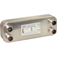 Теплообмінник Zilmet ZB 250 (INOX AISI 316L) 20 пластин 4 x Ø1"G-17B2502004