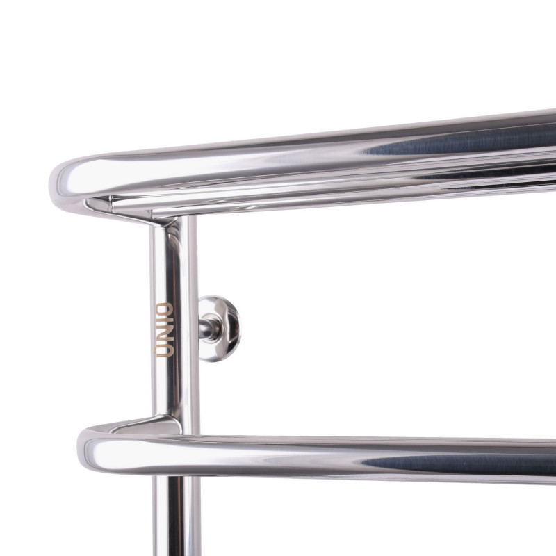Полотенцесушитель UNIO Op W 600-500-5 Оливия с полкой вода