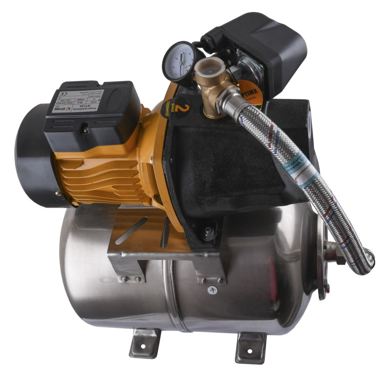 Насосна станція Optima JET150-24INOX 1,3 кВт чавун довгий на Гребінці