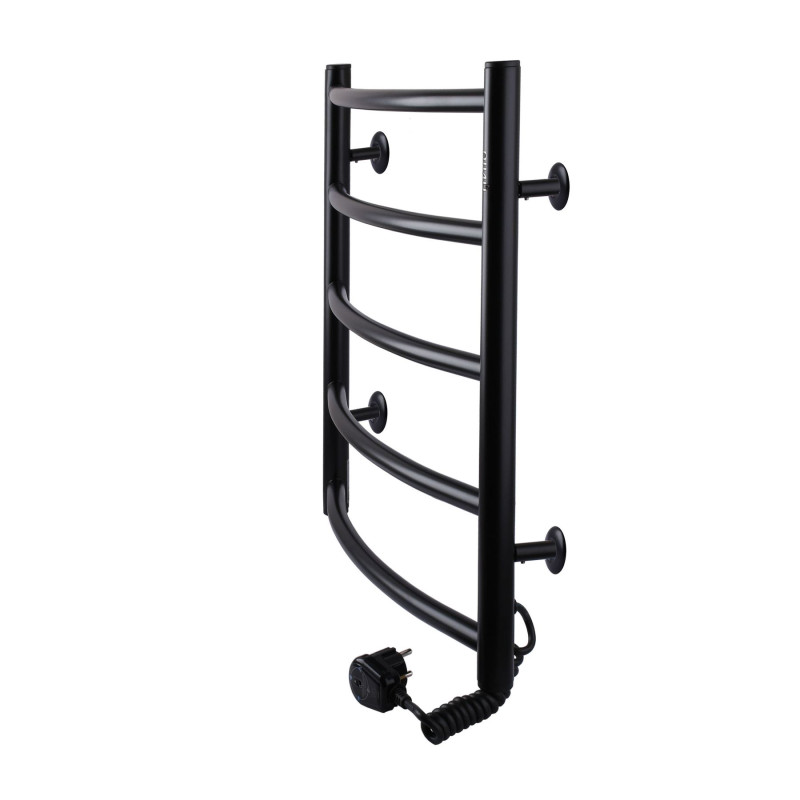 Рушникосушарка UNIO LD ER 500-500-5 BLK Лесенка Дуга электро черная