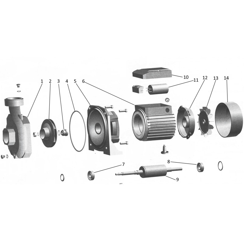 Насос центробежный Optima 2DK-20 1,5кВт