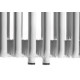 Дизайнерський радіатор DeLonghi Multicolumn H=2000 2-12 (секцій) конф.D (нижче 1/2") RAL9016