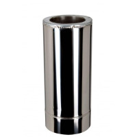 Труба дымохода 0,5м AiSi304 0,5мм нерж/нерж d110/180