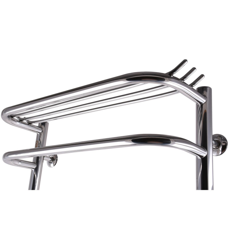 Полотенцесушитель UNIO Zp W 1200-500-12 Зета с полкой вода