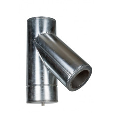 Тройник 45° AiSi304 0,5мм нерж/оц d300/360