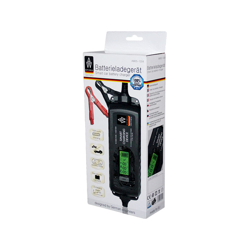 Інтелектуальний зарядний пристрій для акумулятора автомобіля AW05-1204