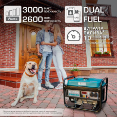 Генератор газобензиновий «Könner & Söhnen» KS 3000G