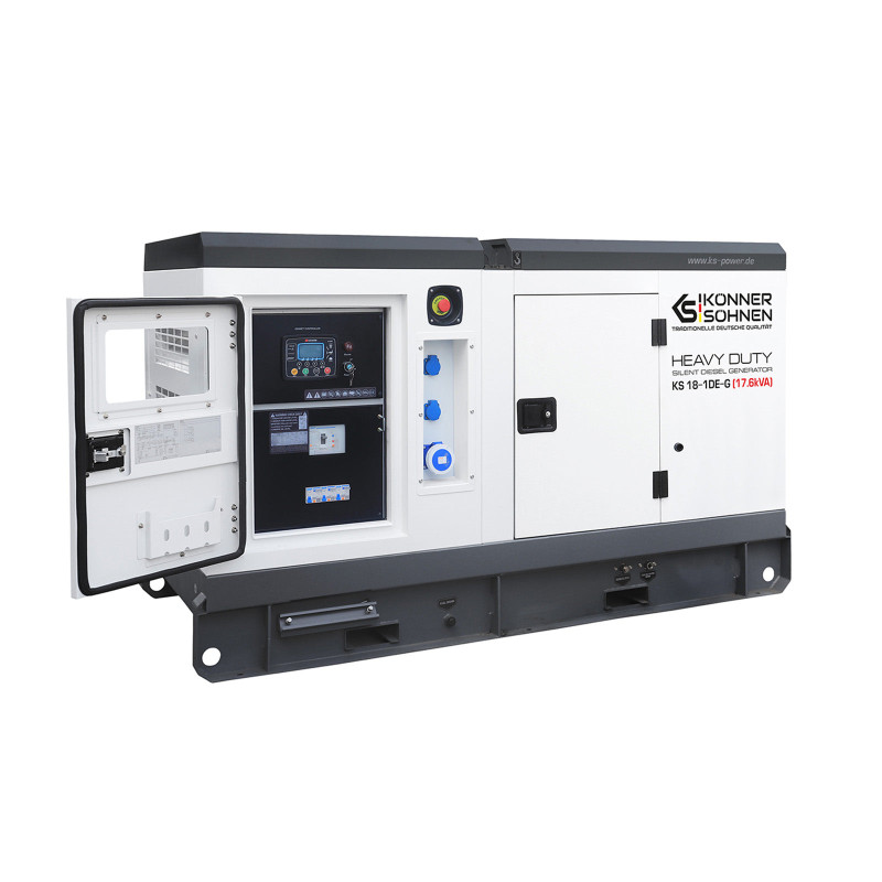 Дизельна однофазна електростанція KS 18-1DE-G