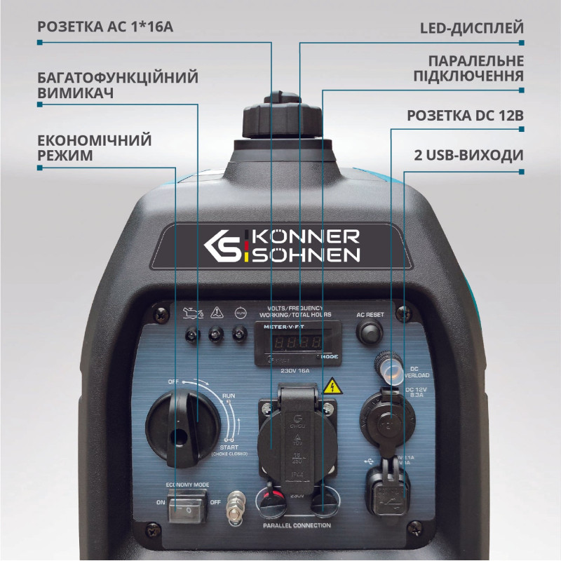 Інверторний генератор KS 3100i S