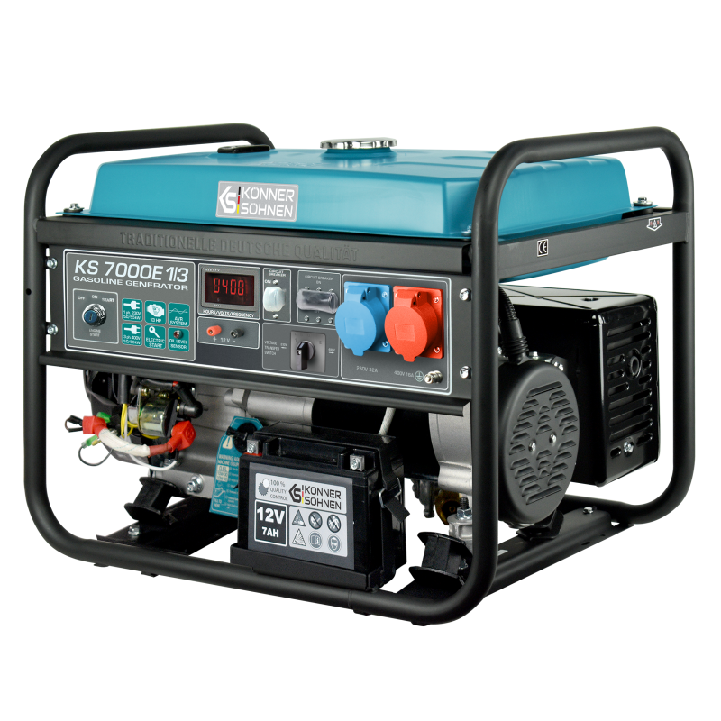 Бензиновий генератор «Könner & Söhnen» KS 7000E 1/3