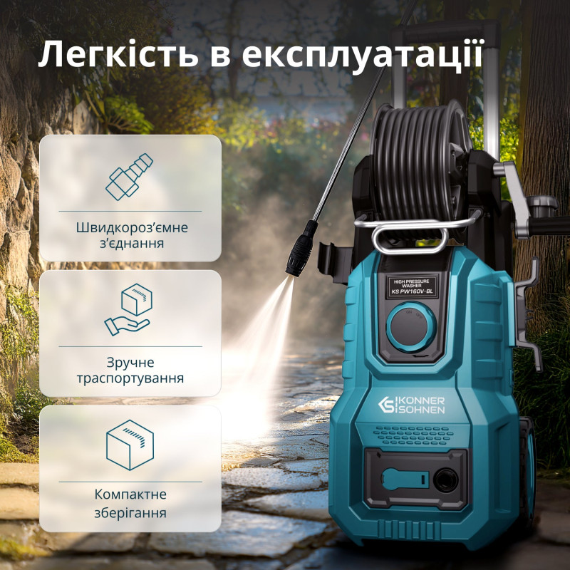 Мойка высокого давления KS PW160V-BL
