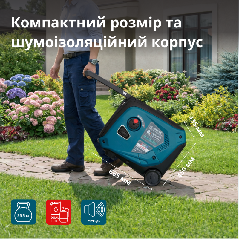 Генератор постійної напруги KS 48VGS-DC версія 50-55В