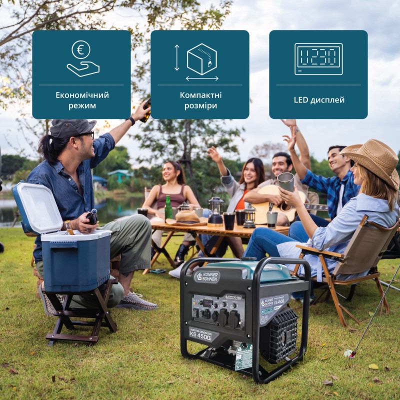 Інверторний генератор Könner & Söhnen KS 4500i