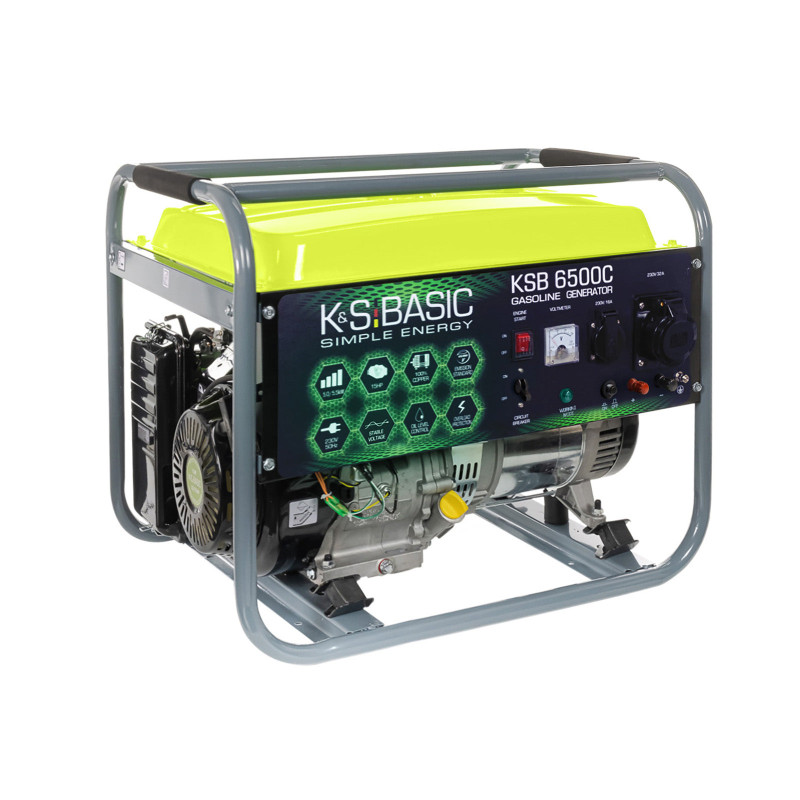 Бензиновий генератор «K&S BASIC» KSB 6500C