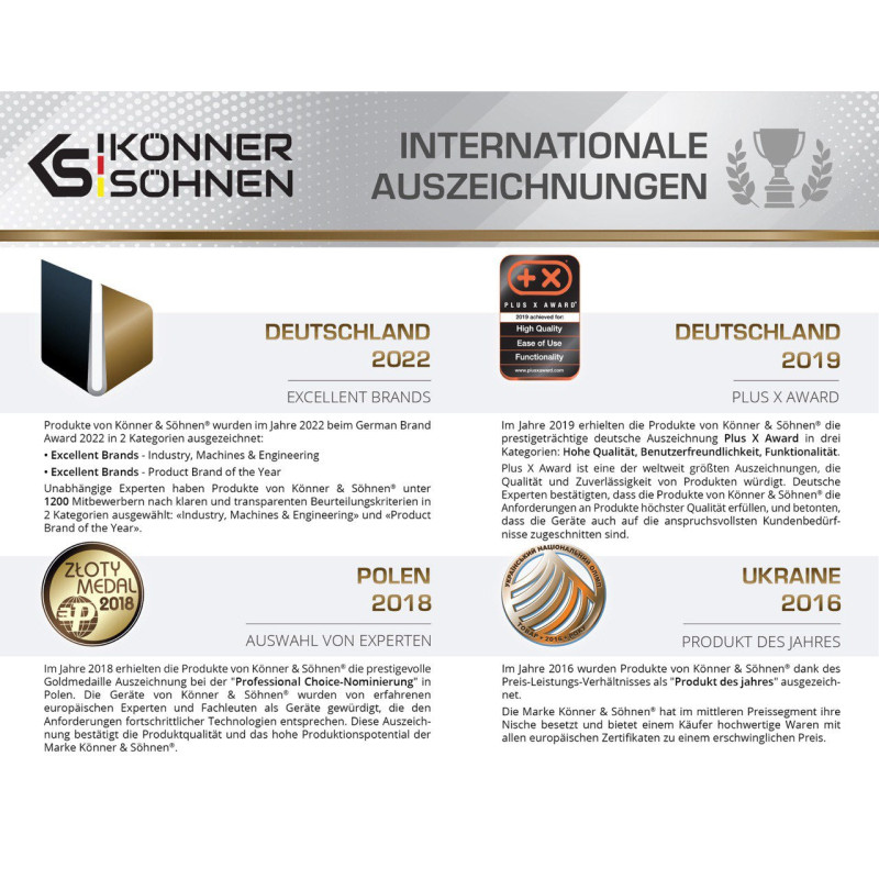 Бензиновий дровокол гідравлічного типу KS 27THG 65/55