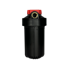 Колба 10BB чорна (два кiльця, металевий кронштейн, ключ) Підключення 1 дюйм (ЛВ) FILTRONS