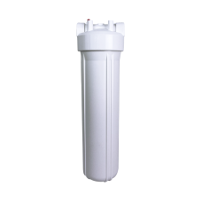 Колба 20BB біла (одне кiльця, металевий кронштейн, ключ) Підключення 1 дюйм Organic