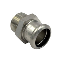187102015 Перехідник нержавіючий Ø15 х 1/2&Prime; З INOXPRES® RM