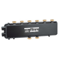 559231 Гідравличний сепаратор-колектор SEPCOLL® Ø1 1/4&Prime; В x 1 1/2&Prime; В (накидні гайки) 3+1 пари 125 мм 6 bar 0÷110°C CALEFFI