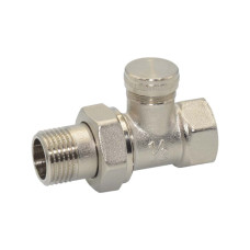 56040404 Кран радіаторний відсікаючий Ø1/2″ прямий PN10 +95°C Idrosanitaria Bonomi