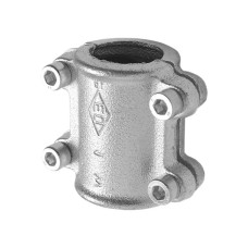 71505005 Хомут ремонтний затискний оцинкований (білий чавун) Ø1″ Atusa