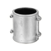 71005007 Хомут ремонтний подовжений затискний оцинкований (білий чавун) Ø1 1/2″ Atusa