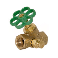 7530A006 Вентиль Ø3/4″ V-подібний зі спускником води та повітря PN16 0/+95°C Idrosanitaria Bonomi