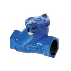 T7.100025FFB Різьбовий зворотній клапан (високоміцний чавун) з кулькою NBR -10/+70°C Ø1″ DN25 Brandoni S.p.A.