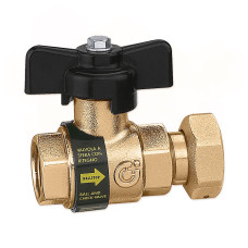 333500 Кульовий кран зі зворотнім клапаном Ø3/4″ В x 3/4″ НГ Caleffi S.p.a.