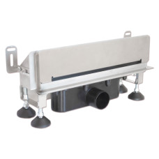 9-2922-050-00-24-12 Трап-лоток пристінний душовий Ø50 полірована панель 391 х 174 х 119 мм Capricorn S.A.