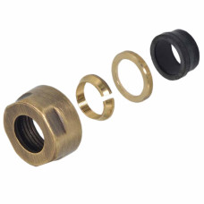 A33109MEK Гайка для мідної труби Ø15 мм x 3/4&Prime; EK BRUSH BRONZE Carlo Poletti Srl
