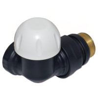 V175310EFS9005ODX Термоклапан трьохосьовий BLACK MATTE Ø1/2&Prime; DX (провий) FIRST CORNER Carlo Poletti Srl